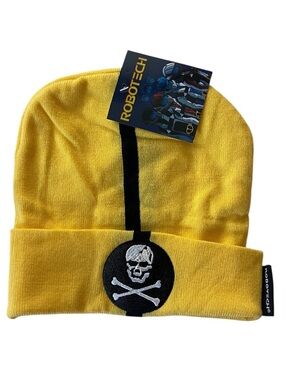 RobotecH Yellow Skull Beanie for Kids